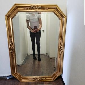 Large Gold Mirror